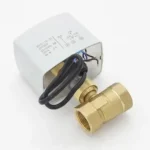 3/4 Inch 24VDC Motorized Ball Valve (Electrical Actuator Valve) – 2 Way, 3 Wire, Brass Body