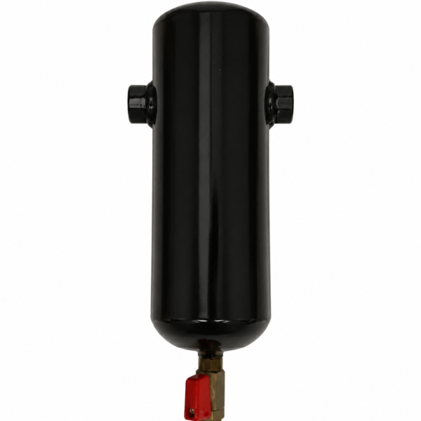 1.5 Inch (40 mm) Compressed Air Moisture Separator with Manual Drain Valve (280 CFM)